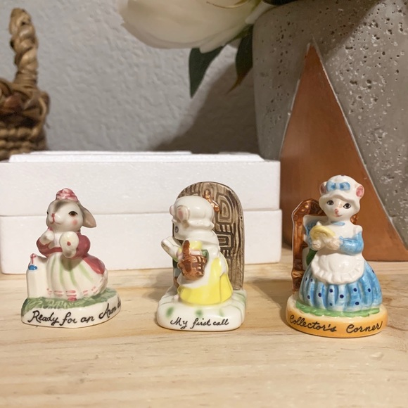 Vintage 1980’s Avon Small Treasures Figurines - Picture 1 of 7